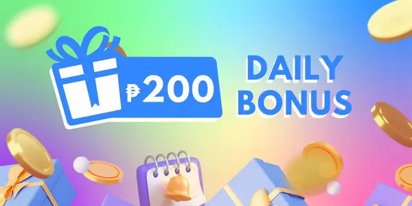 Rewards promotion banner with colorful gaming artwork